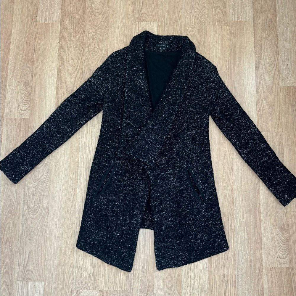 Theory Black Knit Cardigan